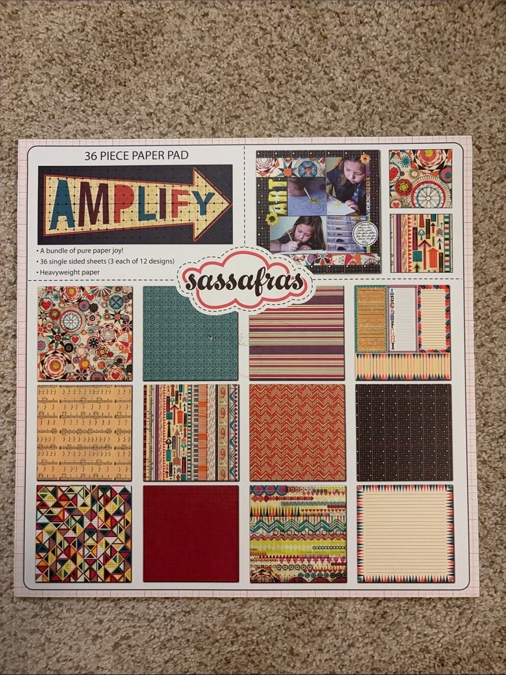 Sassafras Amplify 36-Piece Paper Pad